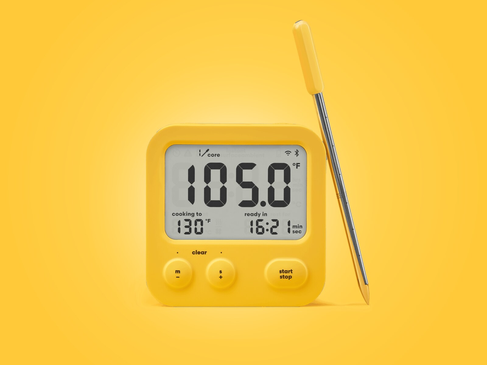 Combustion predictive wireless thermometer